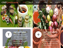 Tablet Screenshot of gmpcertificationindia.com